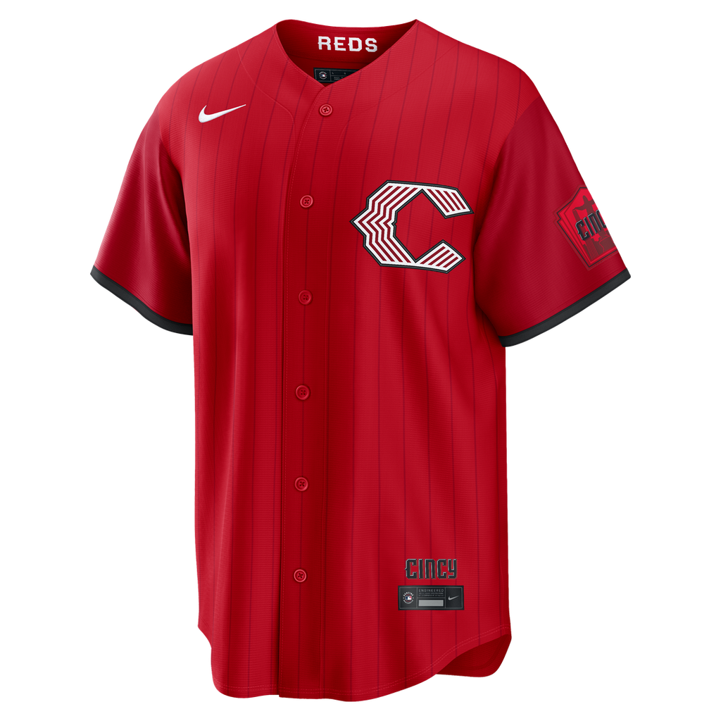 Cincinnati Reds Nike 2026 City Connect Stadium Jersey - Red Official MLB Team Apparel Baseball Fan Gear
