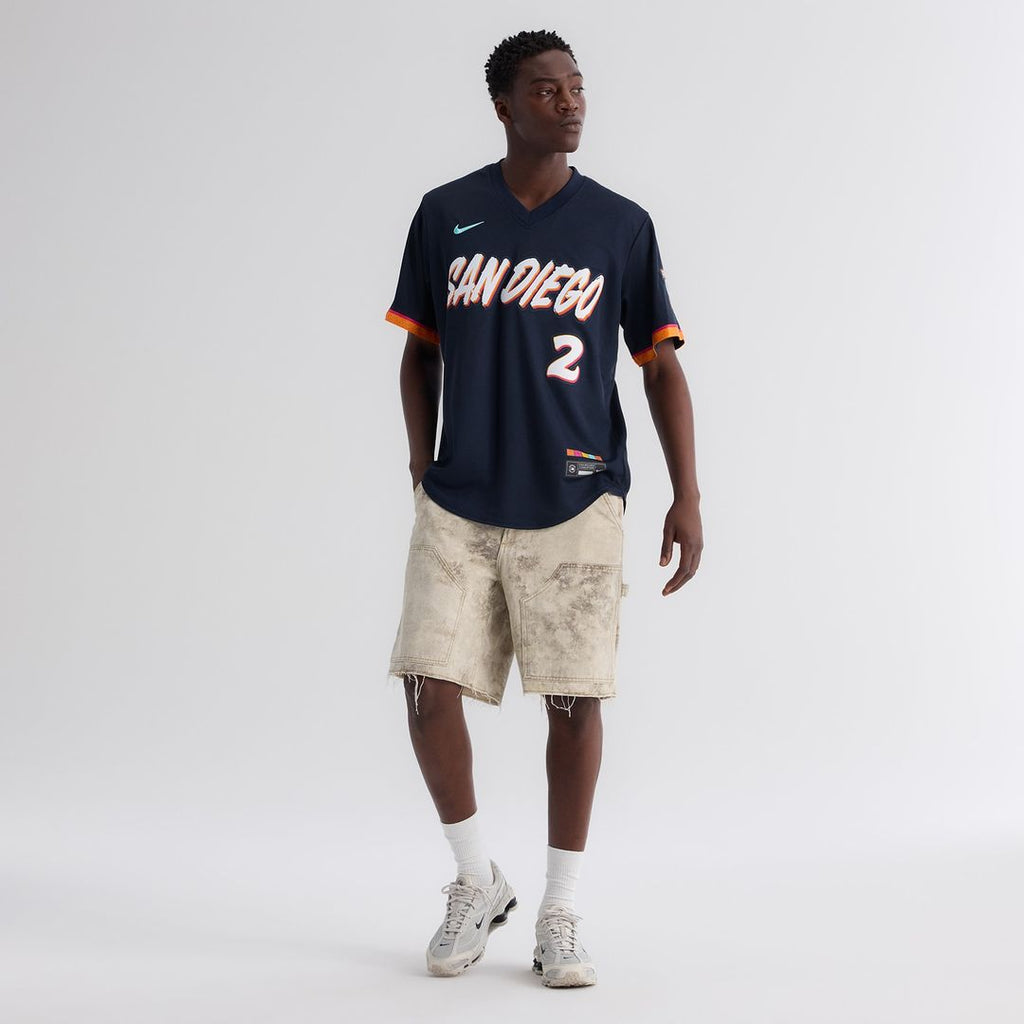 Xander Bogaerts San Diego Padres Nike 2026 City Connect Stadium Jersey - Obsidian Official MLB Team Apparel Baseball Fan Gear