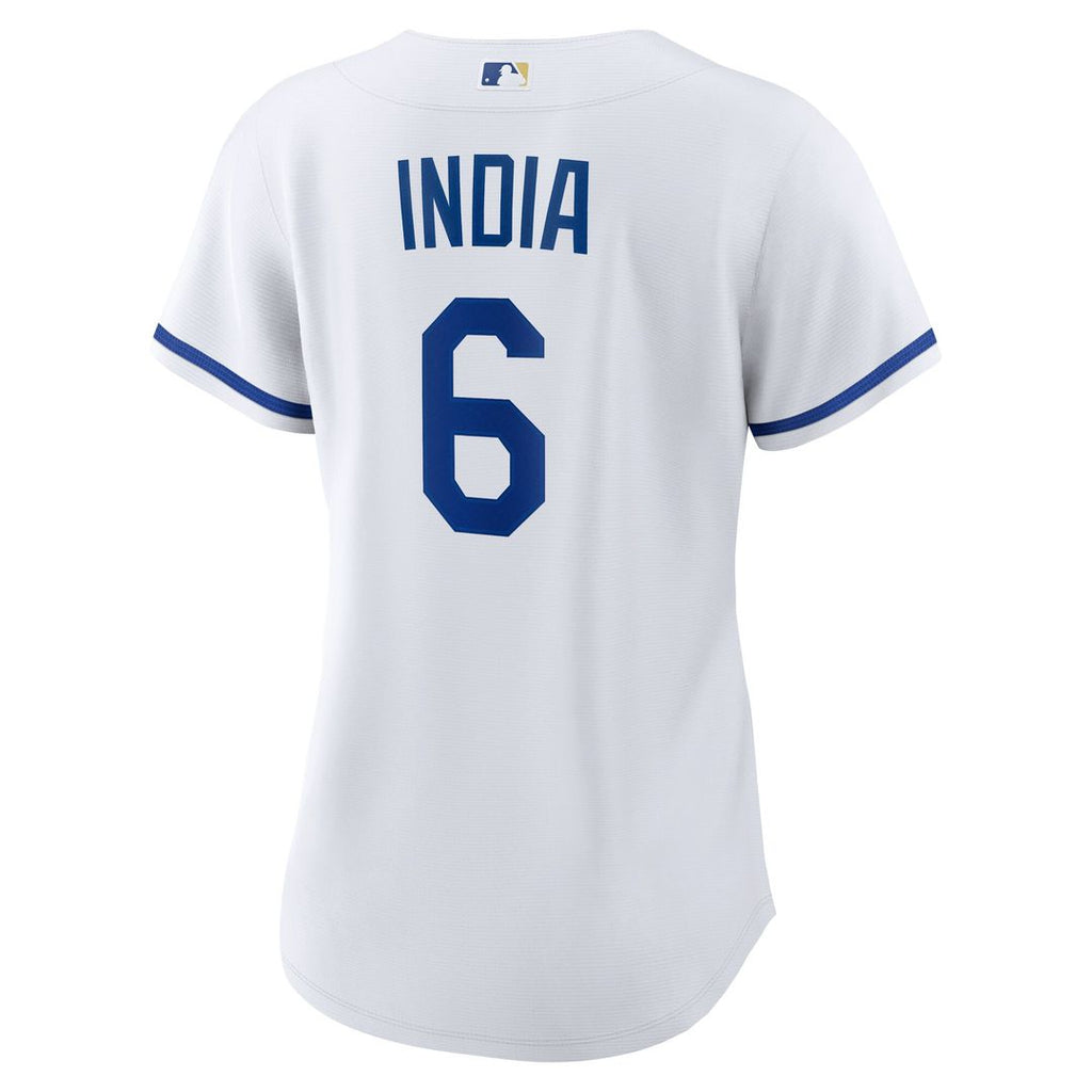 Jonathan India Kansas City Royals Nike Women's Home Replica Jersey - White Official MLB Team Apparel Baseball Fan Gear