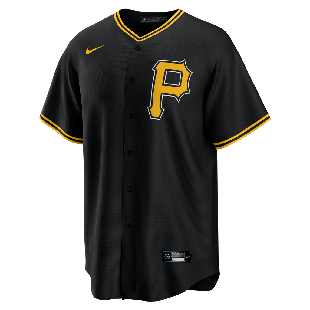 Pittsburgh Pirates Nike Alternate Replica Team Jersey - Black Official MLB Team Apparel Baseball Fan Gear
