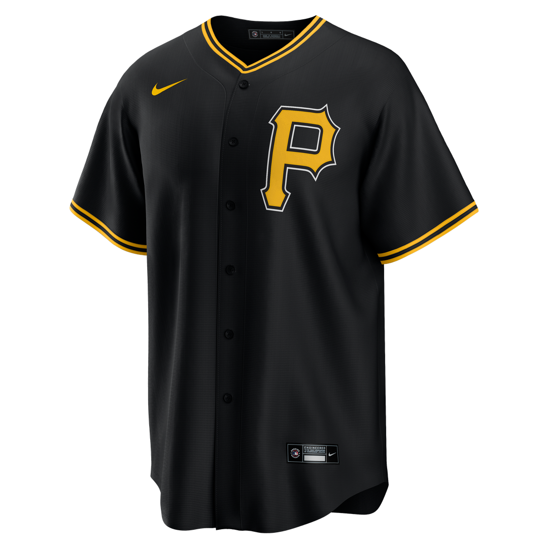 Pittsburgh Pirates Nike Alternate Replica Team Jersey - Black Official MLB Team Apparel Baseball Fan Gear