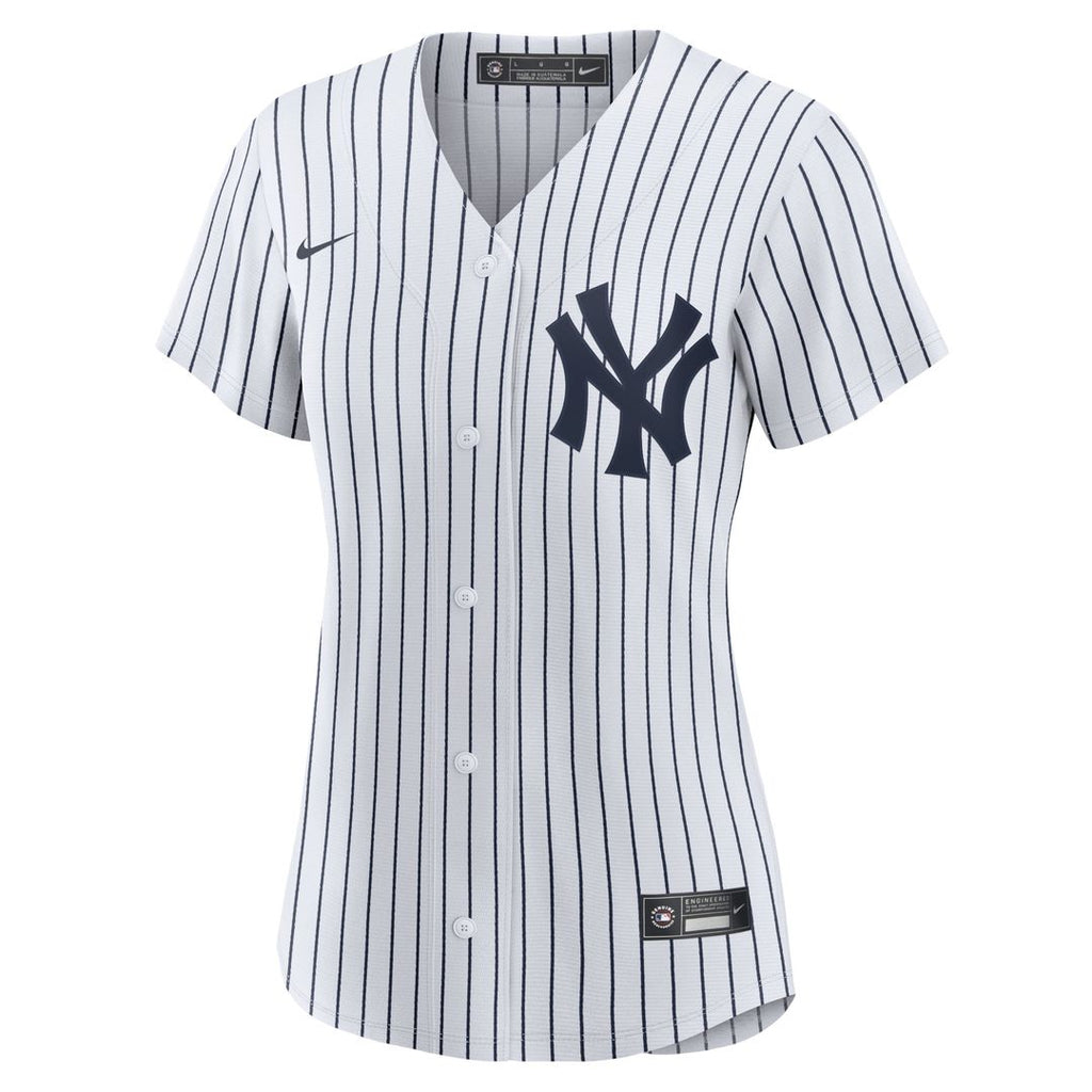 Derek Jeter New York Yankees Nike Women's Home Replica Player Jersey - White/Navy Official MLB Team Apparel Baseball Fan Gear