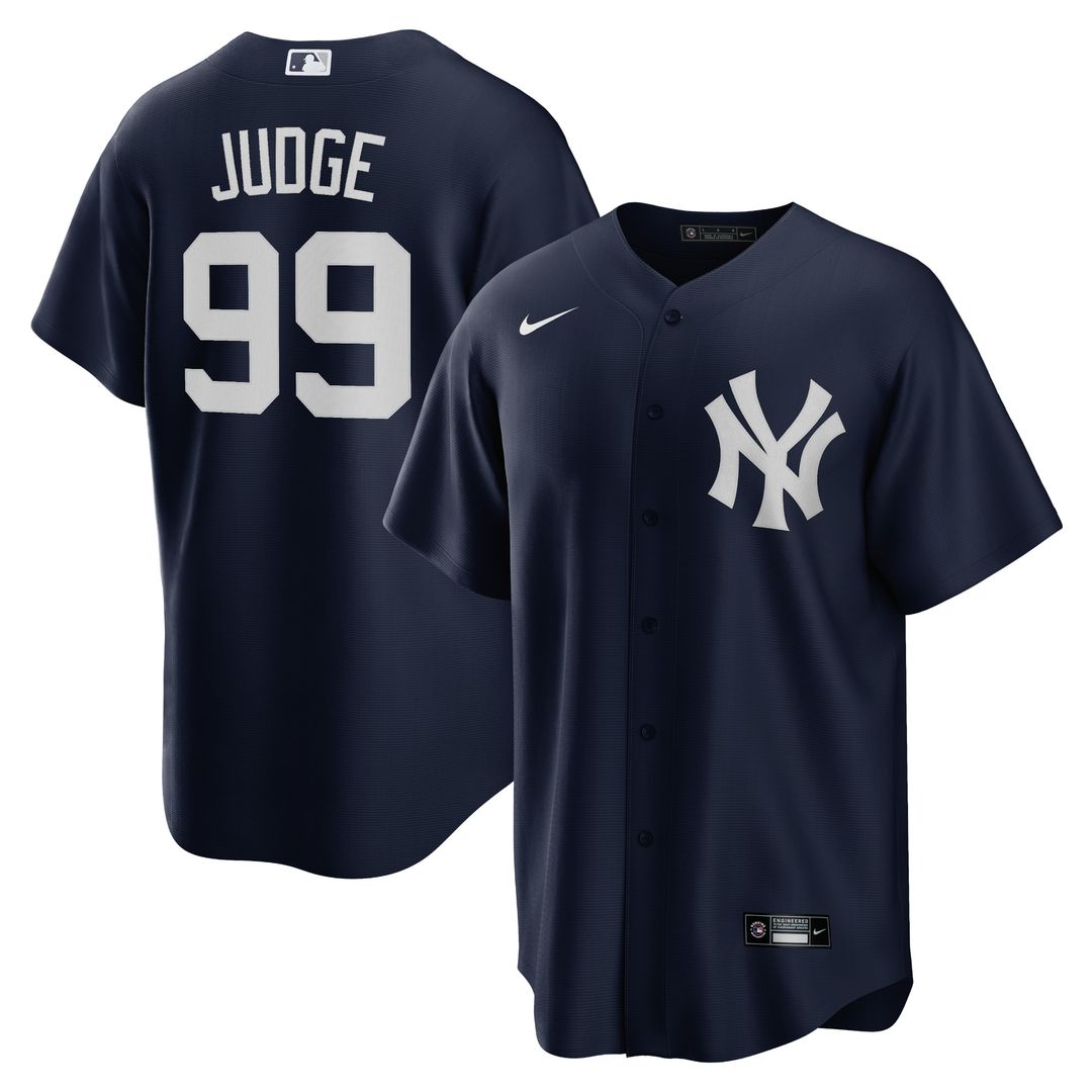 Aaron Judge New York Yankees Nike 2020 Spring Training Replica Player Jersey - Navy Official MLB Team Apparel Baseball Fan Gear