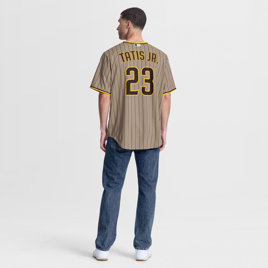 Fernando Tatis Jr. San Diego Padres Nike Alternate Replica Jersey - Sand Official MLB Team Apparel Baseball Fan Gear