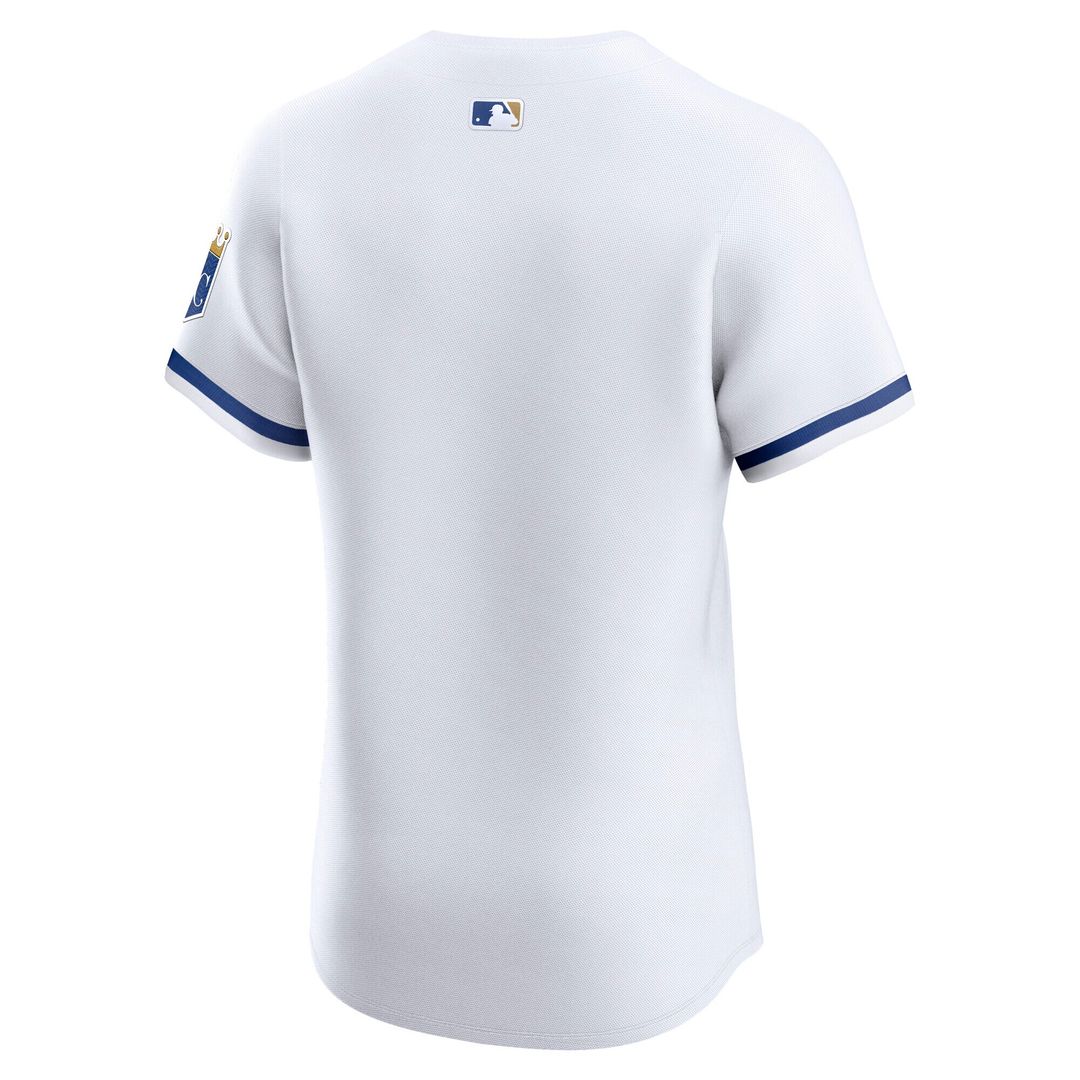 Kansas City Royals Nike Home Elite Jersey - White Official MLB Team Apparel Baseball Fan Gear