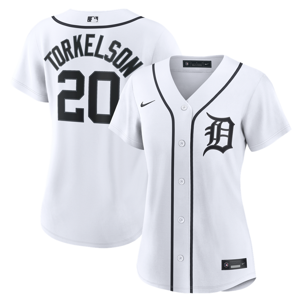 Spencer Torkelson Detroit Tigers Nike Women's Home Replica Jersey - White Official MLB Team Apparel Baseball Fan Gear