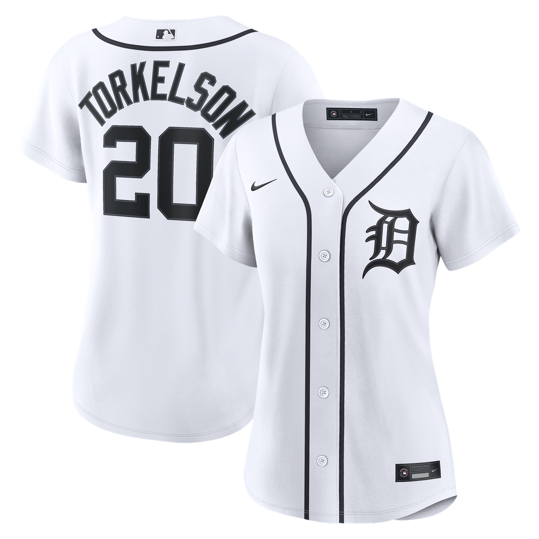 Spencer Torkelson Detroit Tigers Nike Women's Home Replica Jersey - White Official MLB Team Apparel Baseball Fan Gear