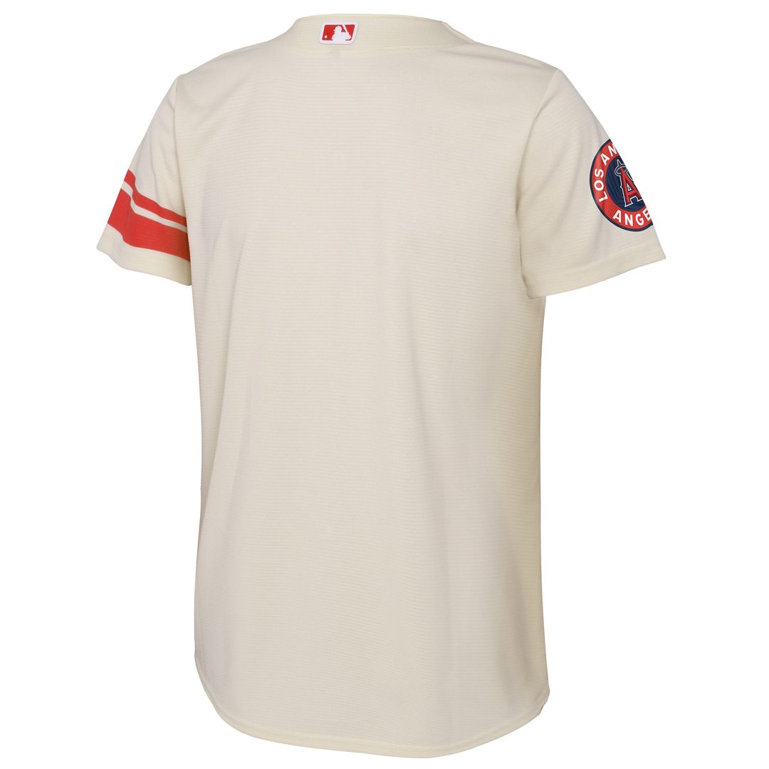 Los Angeles Angels Nike Toddler City Connect Replica Jersey - Cream Official MLB Team Apparel Baseball Fan Gear