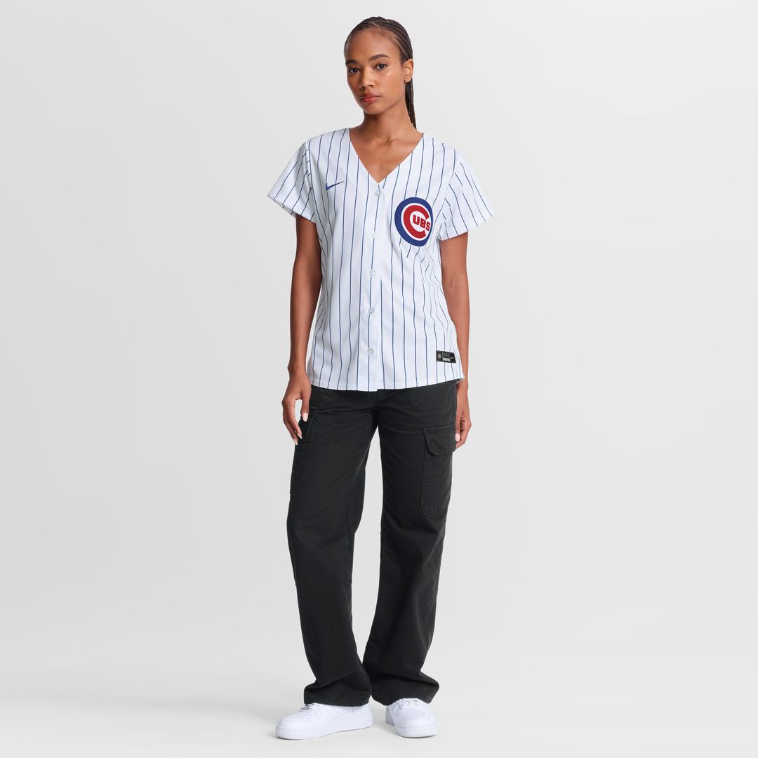 Pete Crow-Armstrong Chicago Cubs Nike Women's Home Replica Jersey - White Official MLB Team Apparel Baseball Fan Gear