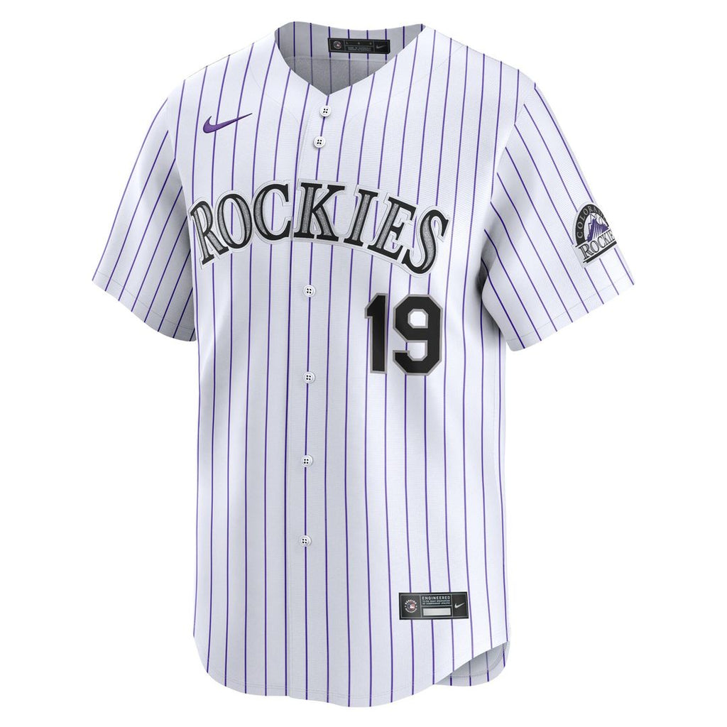 Charlie Blackmon Colorado Rockies Nike Youth Home Limited Player Jersey - White Official MLB Team Apparel Baseball Fan Gear