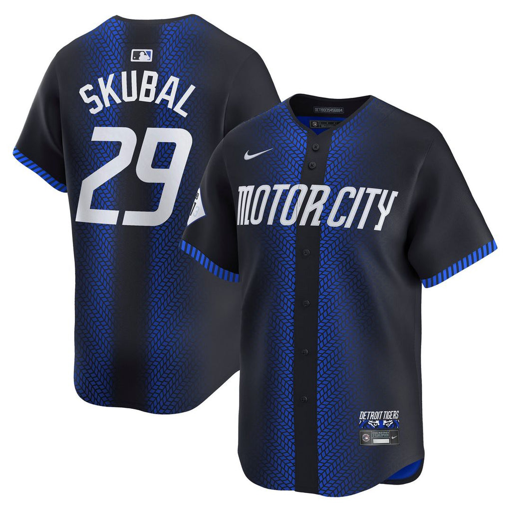 Tarik Skubal Detroit Tigers Nike City Connect Limited Jersey - Navy Official MLB Team Apparel Baseball Fan Gear