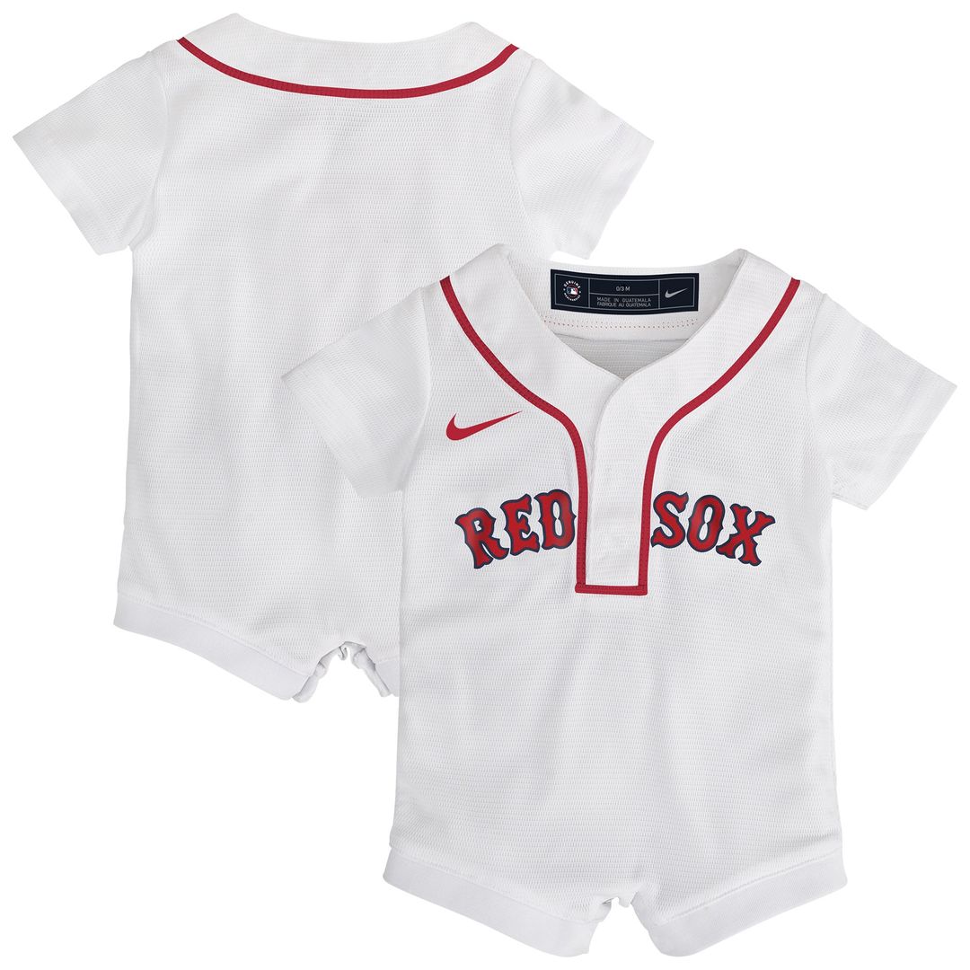 Boston Red Sox Nike Infant Alternate Replica Romper Jersey - Red Official MLB Team Apparel Baseball Fan Gear