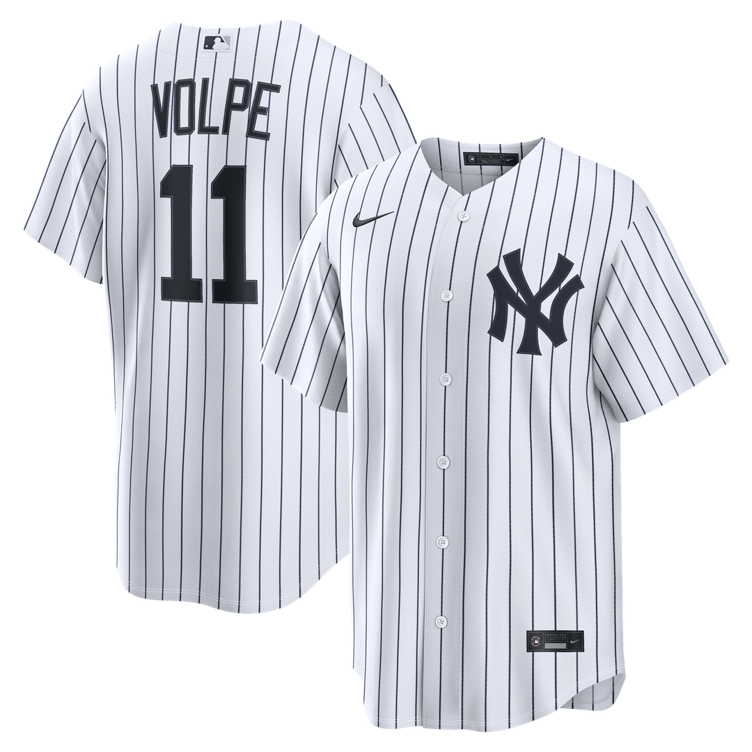 Anthony Volpe New York Yankees Nike Home Replica Jersey - White Official MLB Team Apparel Baseball Fan Gear