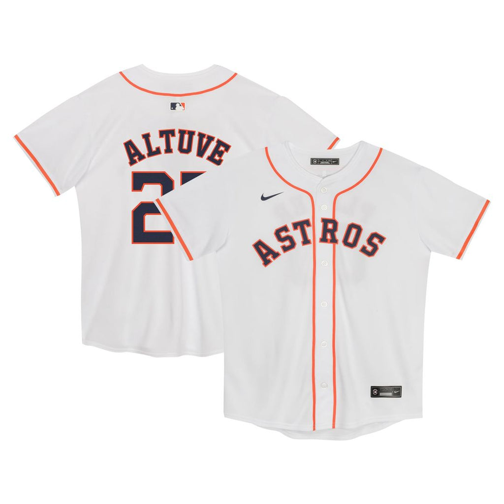 Jose Altuve Houston Astros Nike Preschool Home Game Jersey - White Official MLB Team Apparel Baseball Fan Gear
