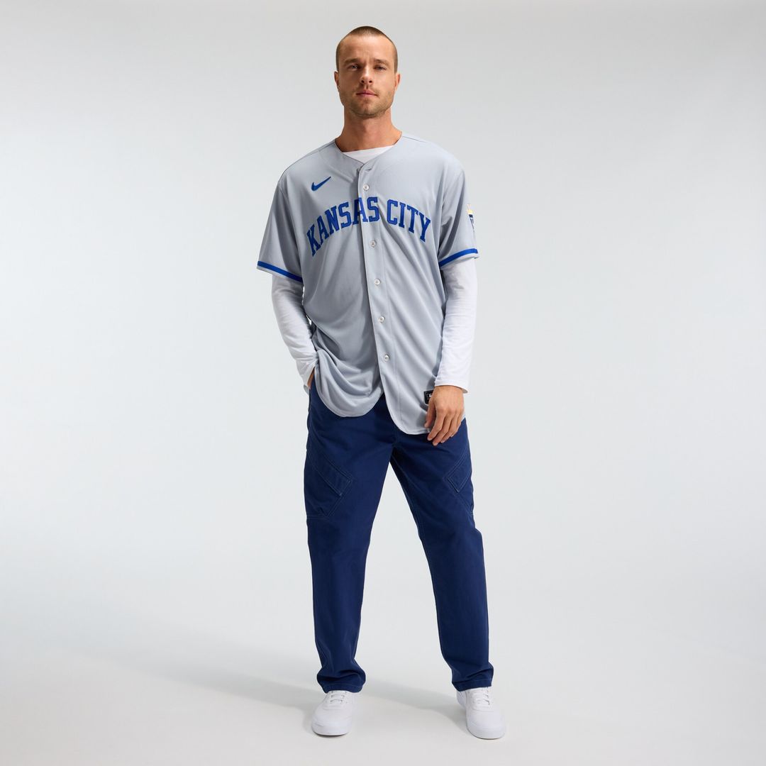 Kansas City Royals Nike 2022 Road Authentic Jersey - Gray Official MLB Team Apparel Baseball Fan Gear