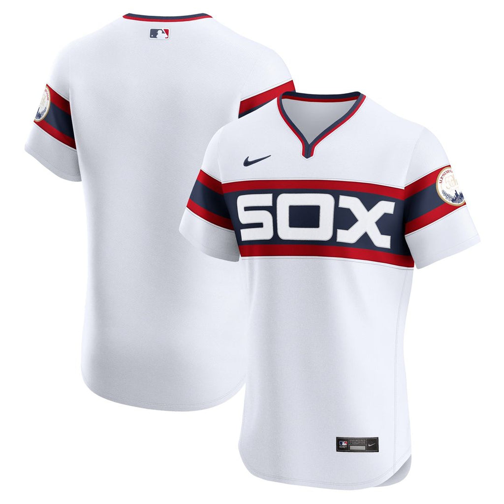 Chicago White Sox Nike Alternate Vapor Premier Elite Patch Jersey - White Official MLB Team Apparel Baseball Fan Gear