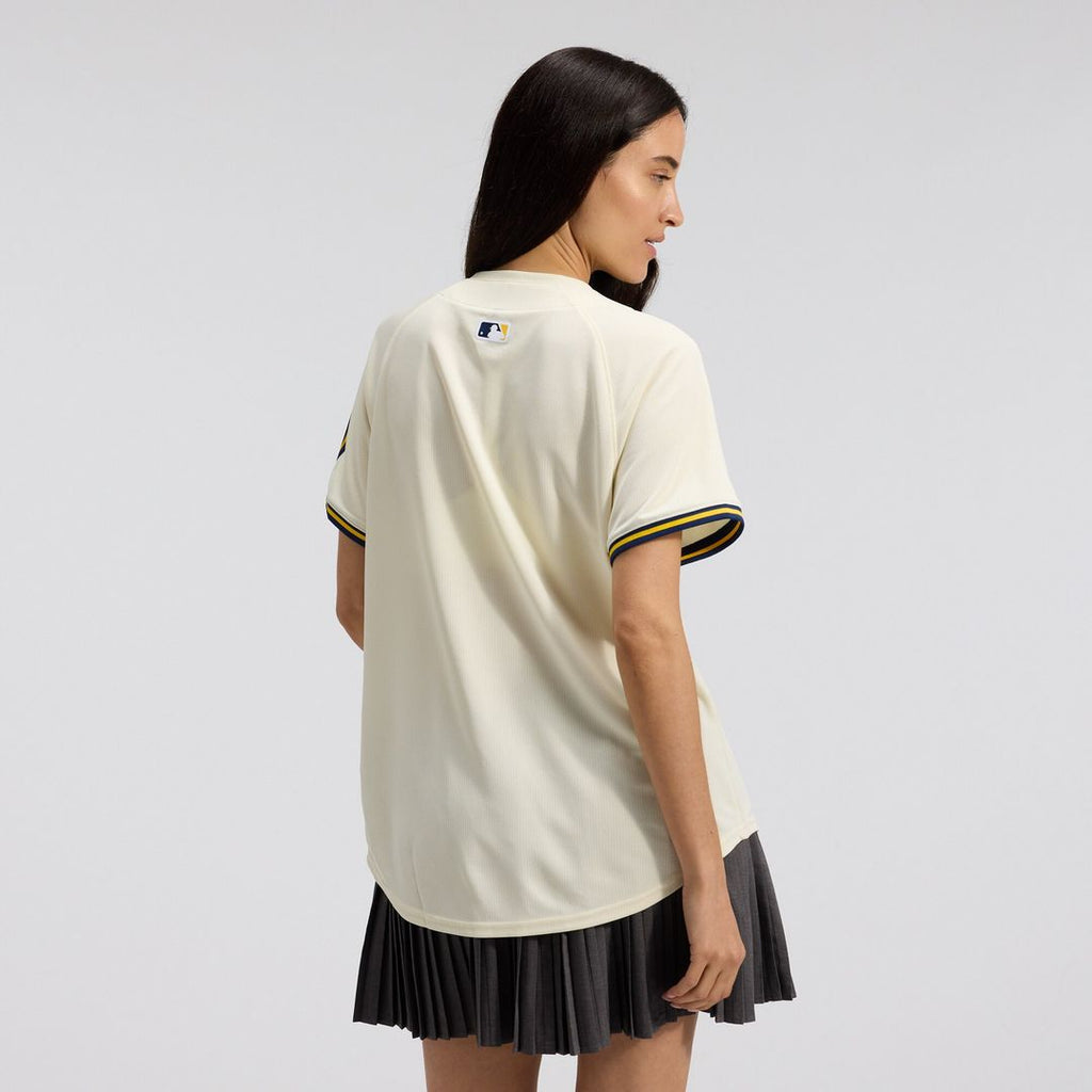 Milwaukee Brewers Nike Women's Home Limited Jersey - Cream Official MLB Team Apparel Baseball Fan Gear