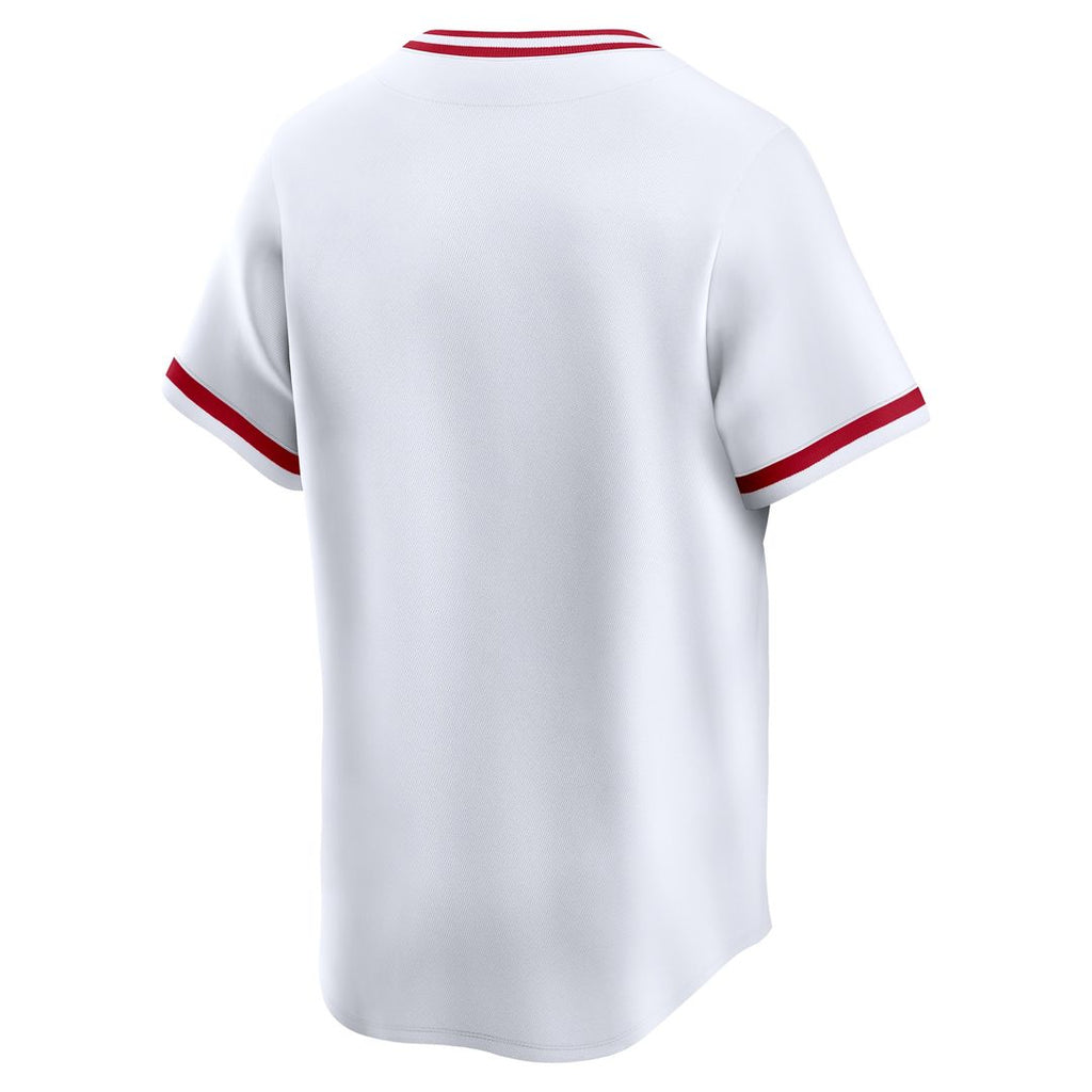 Cincinnati Reds Nike Cooperstown Collection Limited Jersey - White Official MLB Team Apparel Baseball Fan Gear