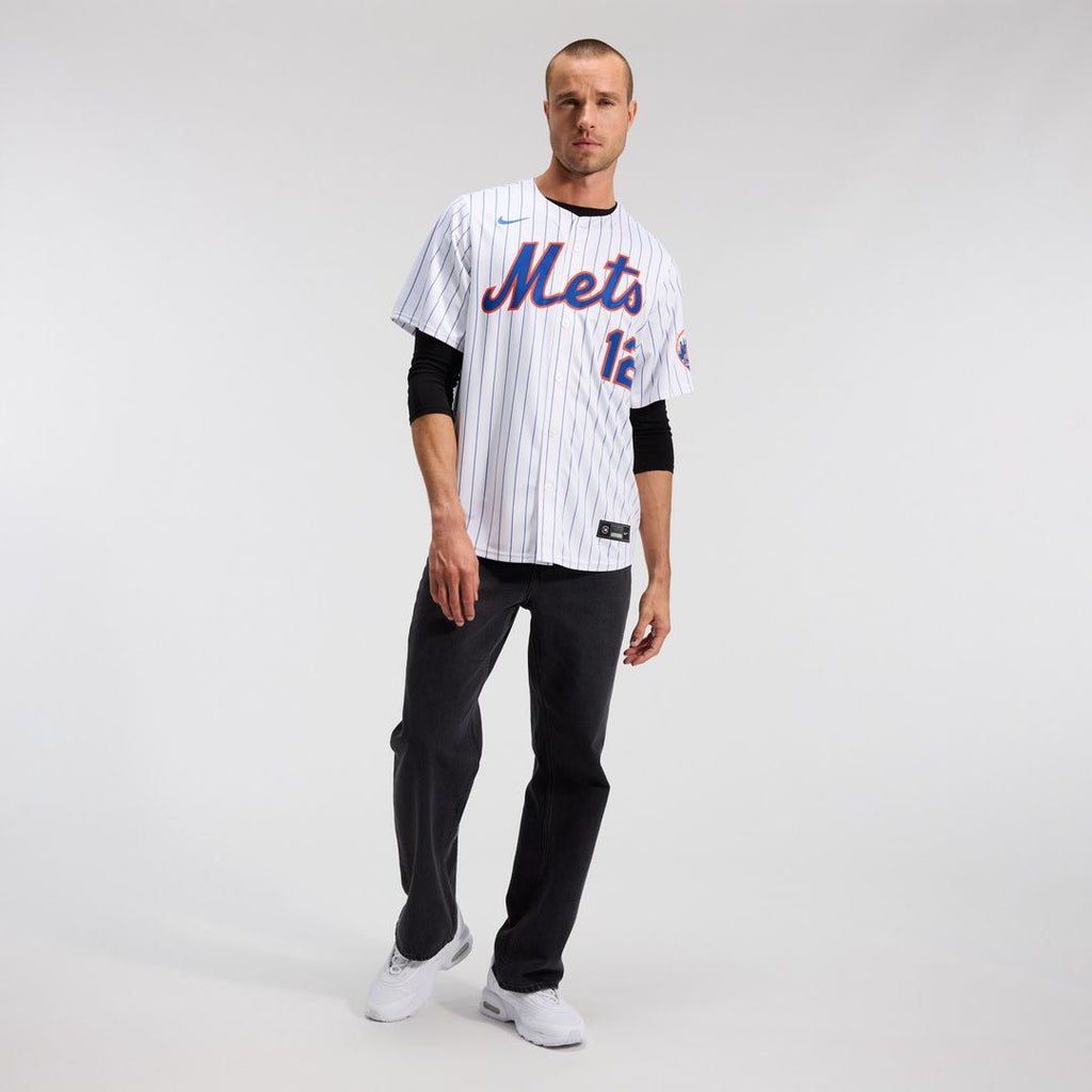 Francisco Lindor New York Mets Nike Home Limited Jersey - White Official MLB Team Apparel Baseball Fan Gear