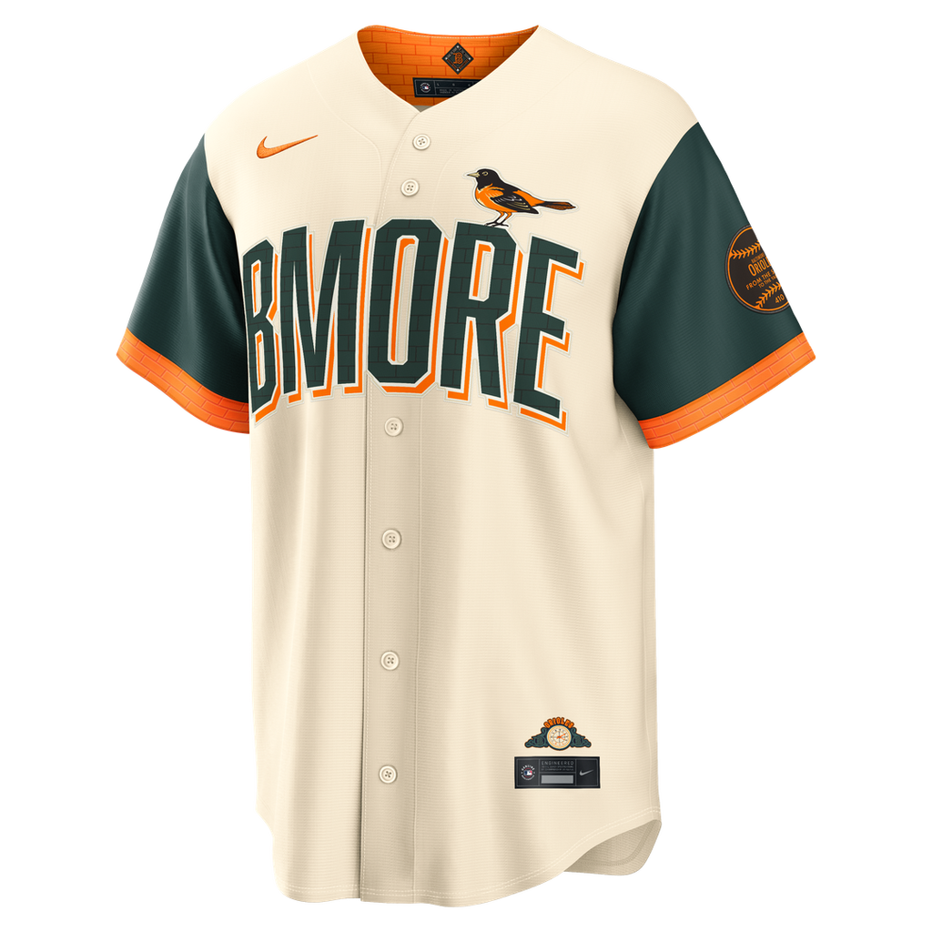 Baltimore Orioles Nike 2026 City Connect Stadium Jersey - Cream Official MLB Team Apparel Baseball Fan Gear