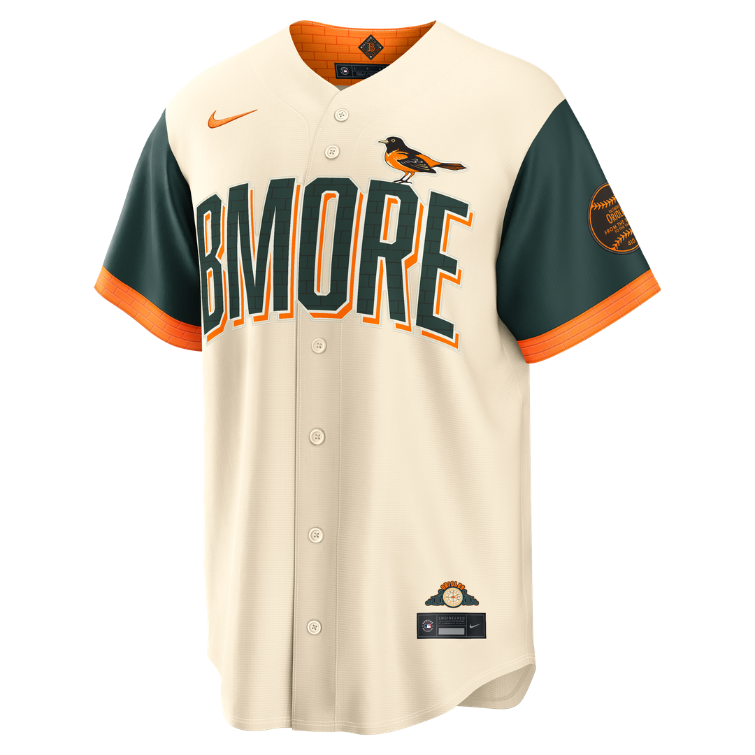Baltimore Orioles Nike 2026 City Connect Stadium Jersey - Cream Official MLB Team Apparel Baseball Fan Gear