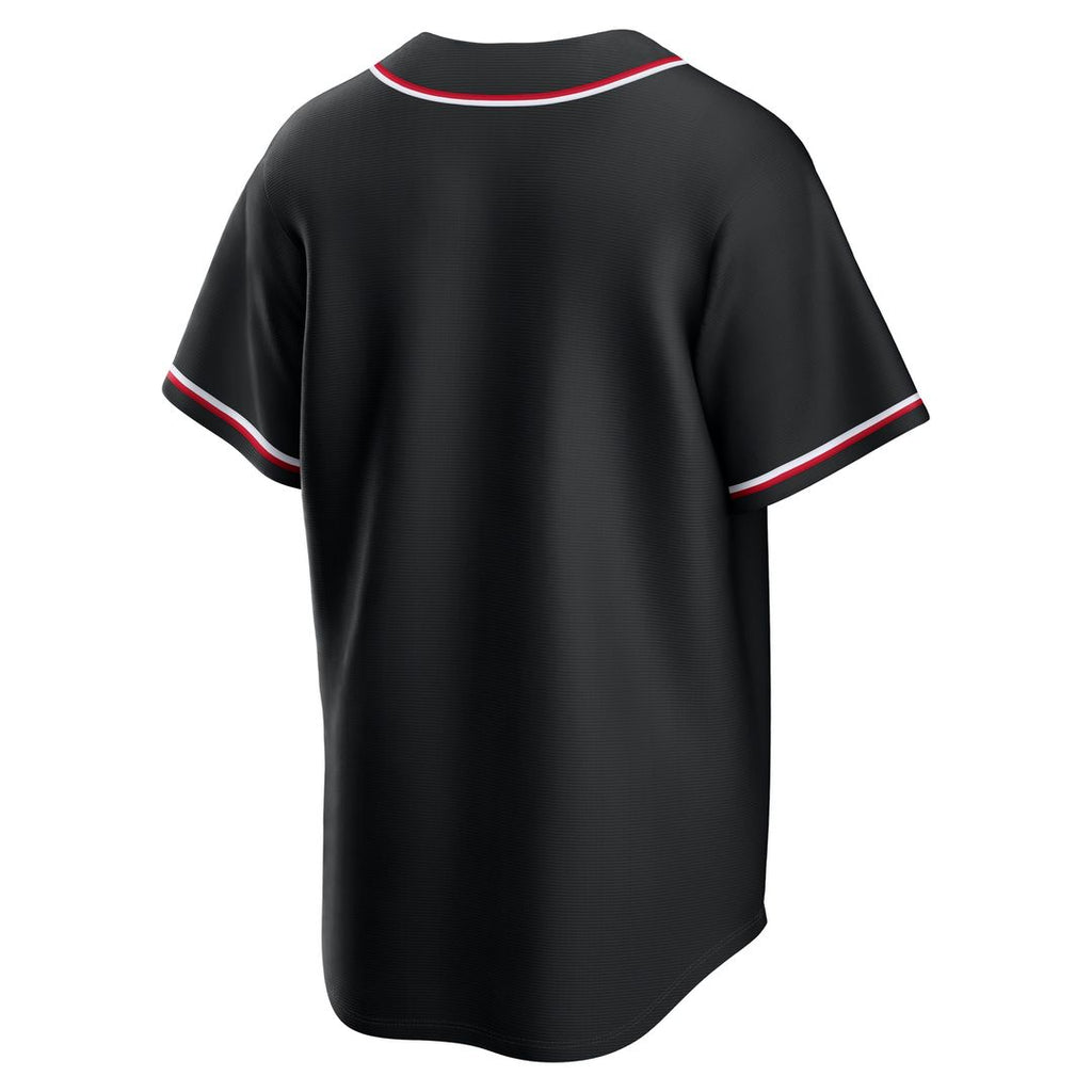 Philadelphia Phillies Nike Fashion Replica Black Out Jersey Official MLB Team Apparel Baseball Fan Gear