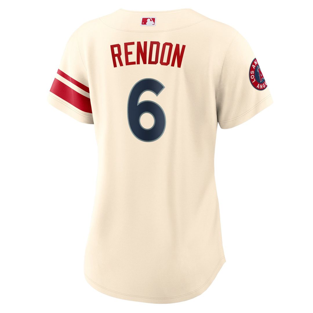 Anthony Rendon Los Angeles Angels Nike Women's City Connect Replica Player Jersey - Cream Official MLB Team Apparel Baseball Fan Gear