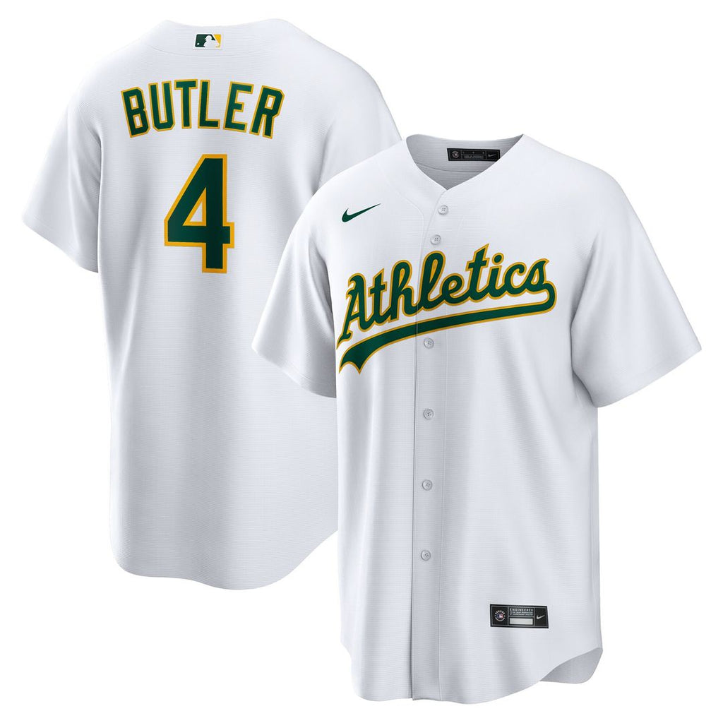 Lawrence Butler Athletics Nike Home Replica Jersey - White Official MLB Team Apparel Baseball Fan Gear