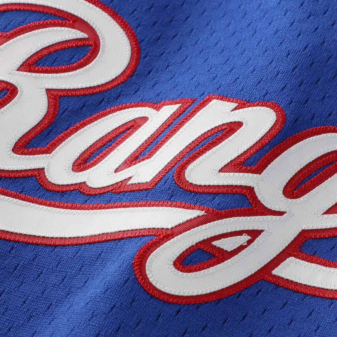 Nolan Ryan Texas Rangers Mitchell & Ness Big & Tall Cooperstown Mesh Batting Practice Jersey - Royal Official MLB Team Apparel Baseball Fan Gear