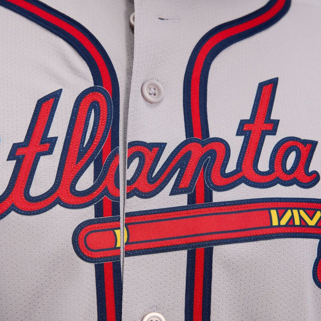 Ozzie Albies Atlanta Braves Nike Road Limited Player Jersey - Gray Official MLB Team Apparel Baseball Fan Gear