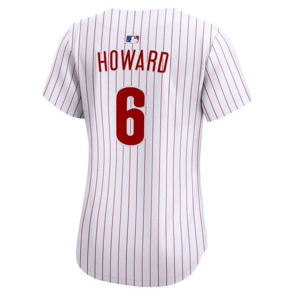 Ryan Howard Philadelphia Phillies Nike Women's Limited Jersey - White Official MLB Team Apparel Baseball Fan Gear