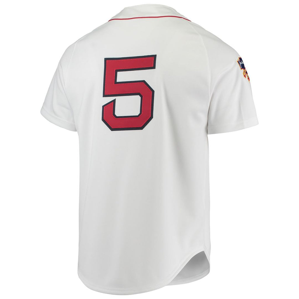 Nomar Garciaparra Boston Red Sox Mitchell & Ness 1997 Cooperstown Collection Authentic Jersey - White Official MLB Team Apparel Baseball Fan Gear