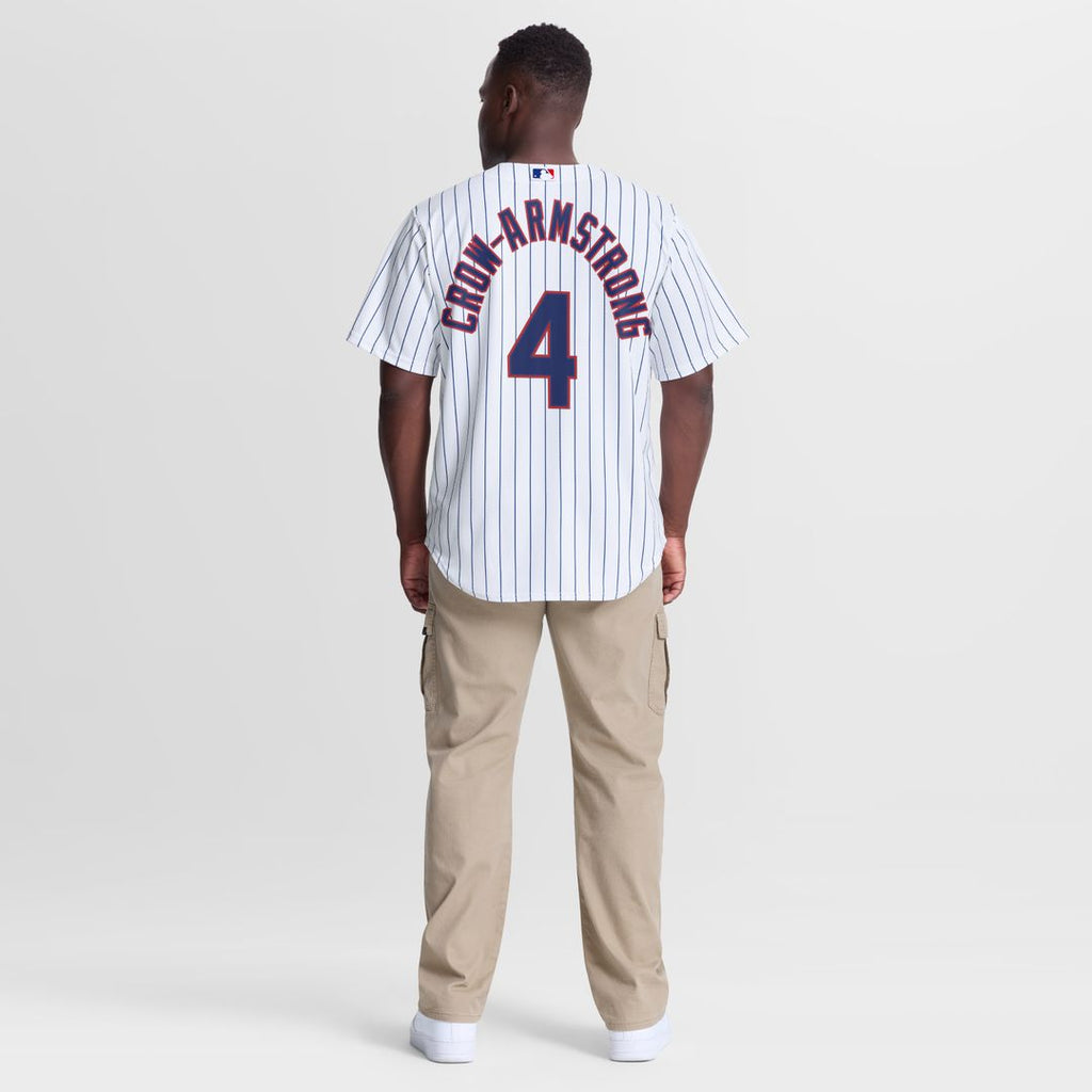 Pete Crow-Armstrong Chicago Cubs Nike Home Replica Jersey - White Official MLB Team Apparel Baseball Fan Gear