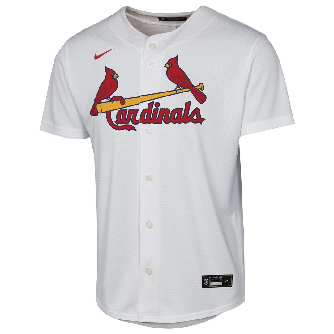 St. Louis Cardinals Nike Youth Home Replica Jersey - White Official MLB Team Apparel Baseball Fan Gear