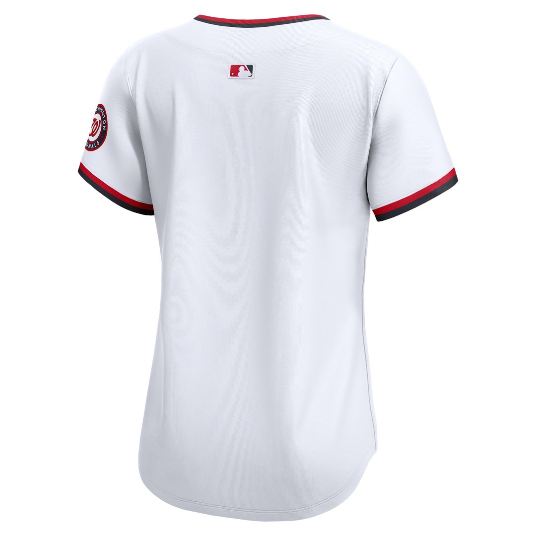 Washington Nationals Nike Women's Home Limited Jersey - White Official MLB Team Apparel Baseball Fan Gear
