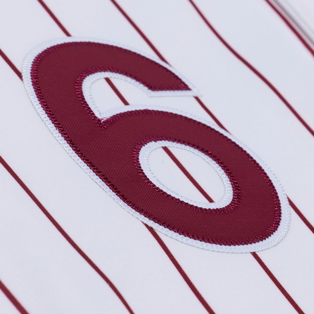 Jimmy Rollins Philadelphia Phillies Mitchell & Ness 2003 Cooperstown Collection Authentic Jersey - White Official MLB Team Apparel Baseball Fan Gear