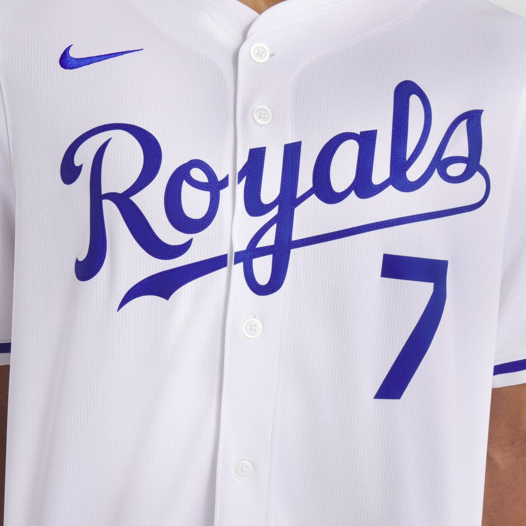 Bobby Witt Jr. Kansas City Royals Nike Home Limited Player Jersey - White Official MLB Team Apparel Baseball Fan Gear