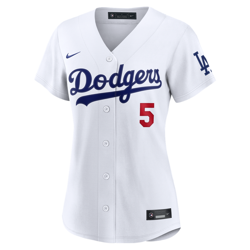 Freddie Freeman Los Angeles Dodgers Nike Women's Home Stadium Jersey - White Official MLB Team Apparel Baseball Fan Gear