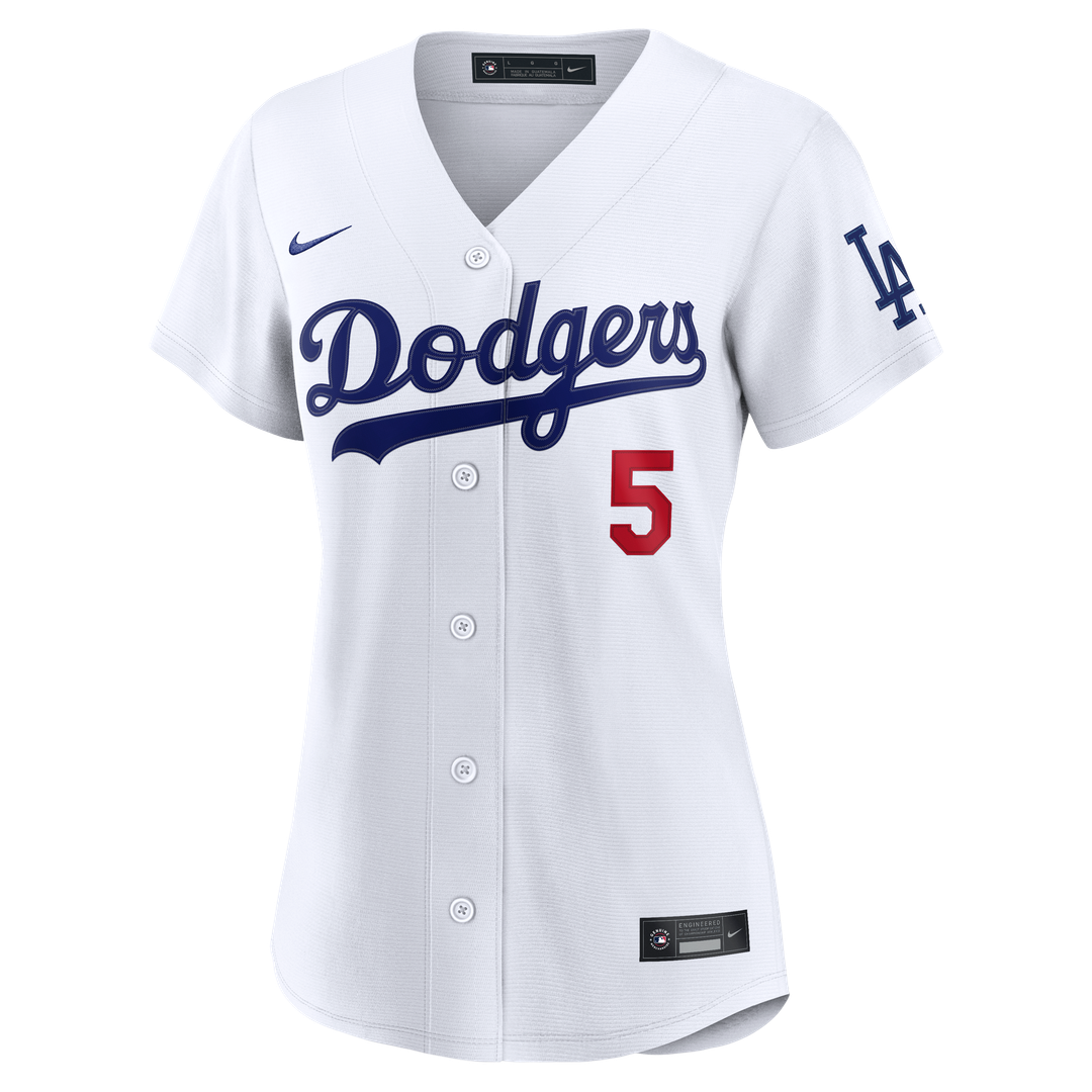 Freddie Freeman Los Angeles Dodgers Nike Women's Home Stadium Jersey - White Official MLB Team Apparel Baseball Fan Gear