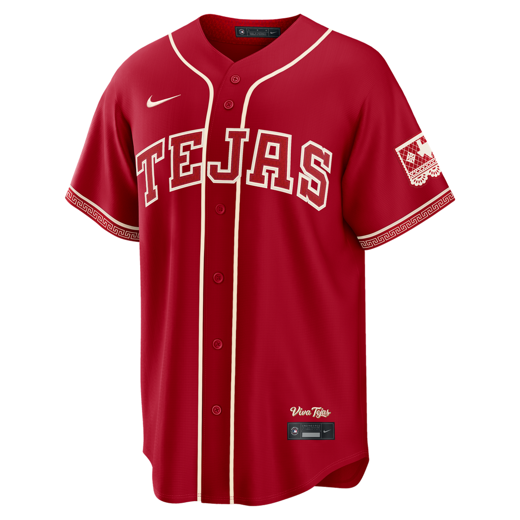 Joc Pederson Texas Rangers Nike 2026 City Connect Stadium Jersey - Red Official MLB Team Apparel Baseball Fan Gear