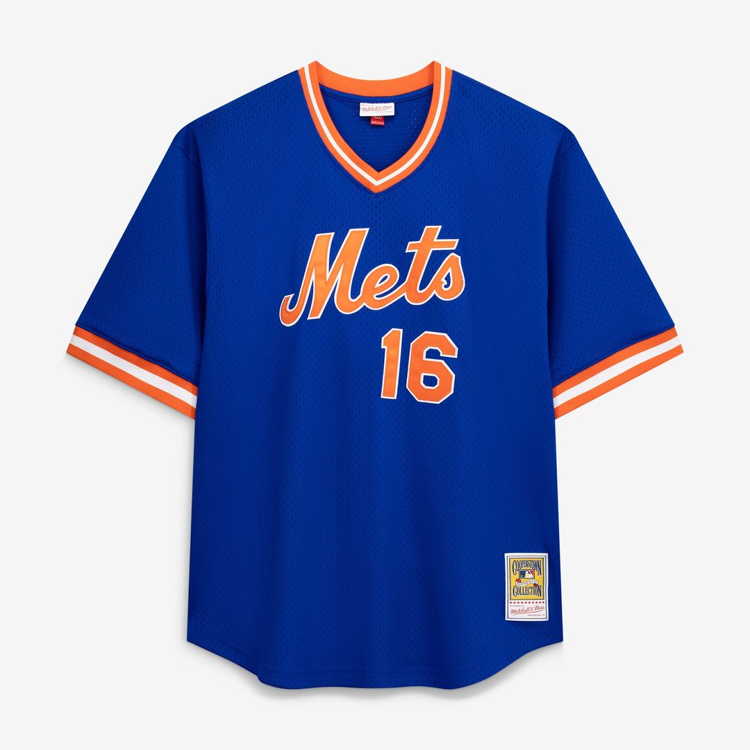 Dwight Gooden New York Mets Profile Big & Tall Cooperstown Collection Mesh Batting Practice Jersey - Royal Official MLB Team Apparel Baseball Fan Gear