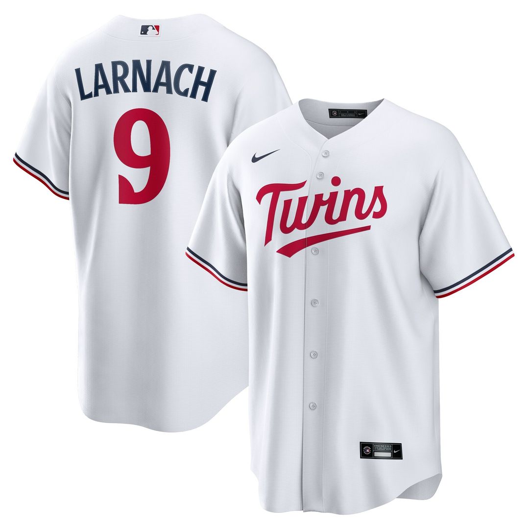 Trevor Larnach Minnesota Twins Nike Home Replica Jersey - White Official MLB Team Apparel Baseball Fan Gear