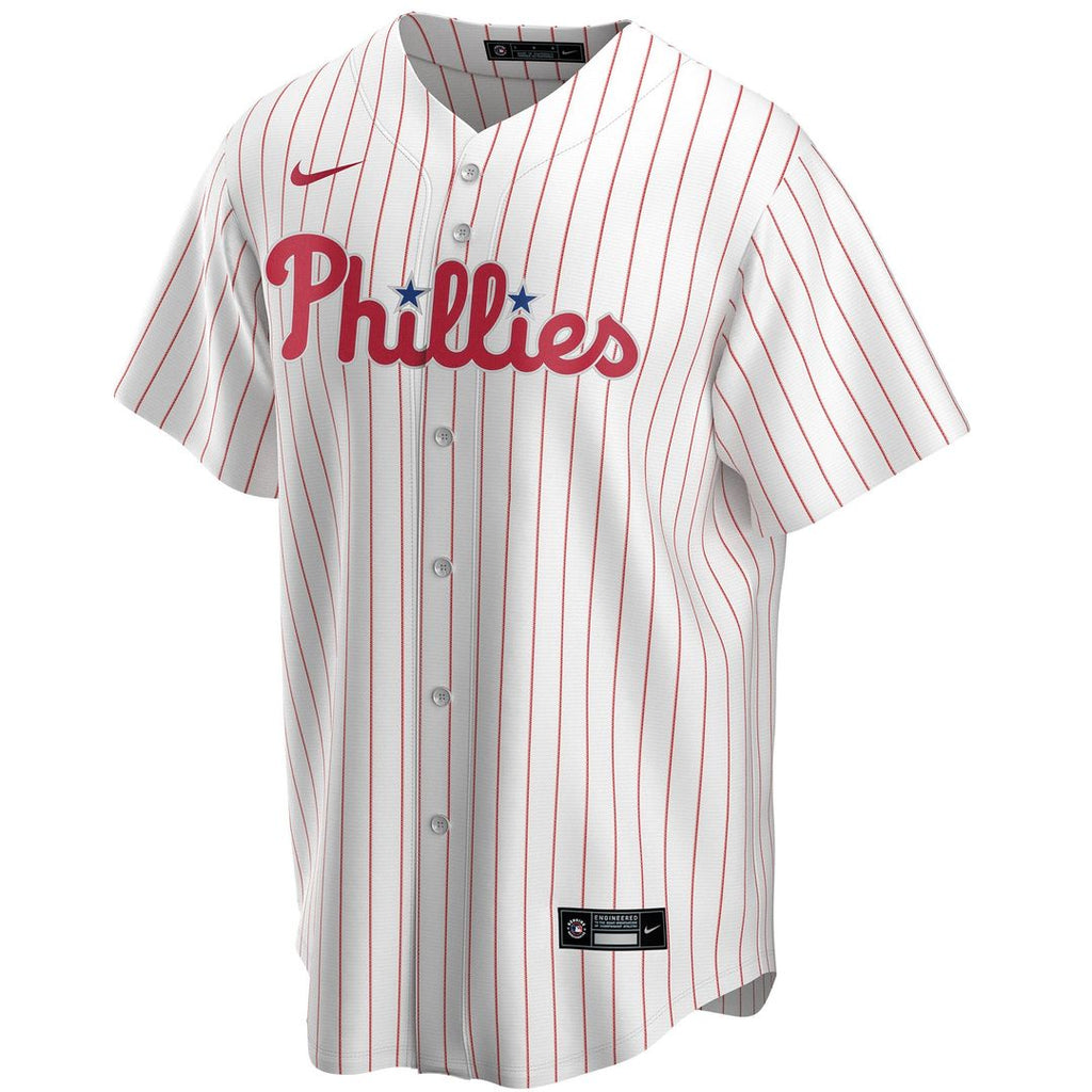 Philadelphia Phillies Nike Home Replica Custom Jersey - White Official MLB Team Apparel Baseball Fan Gear