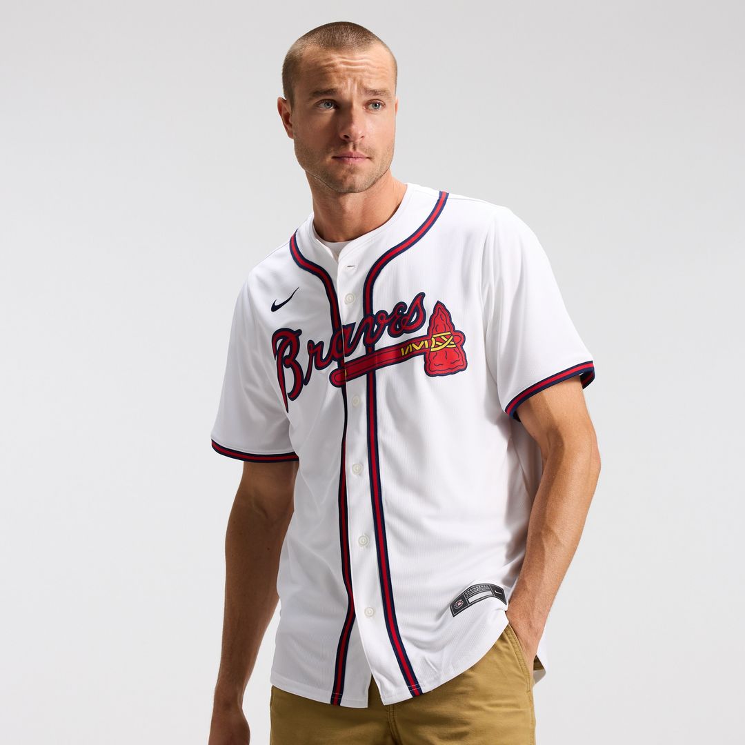 Atlanta Braves Nike Home Limited Jersey - White Official MLB Team Apparel Baseball Fan Gear