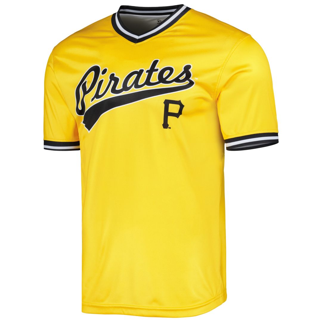 Pittsburgh Pirates Stitches Cooperstown Collection Team Jersey - Gold Official MLB Team Apparel Baseball Fan Gear