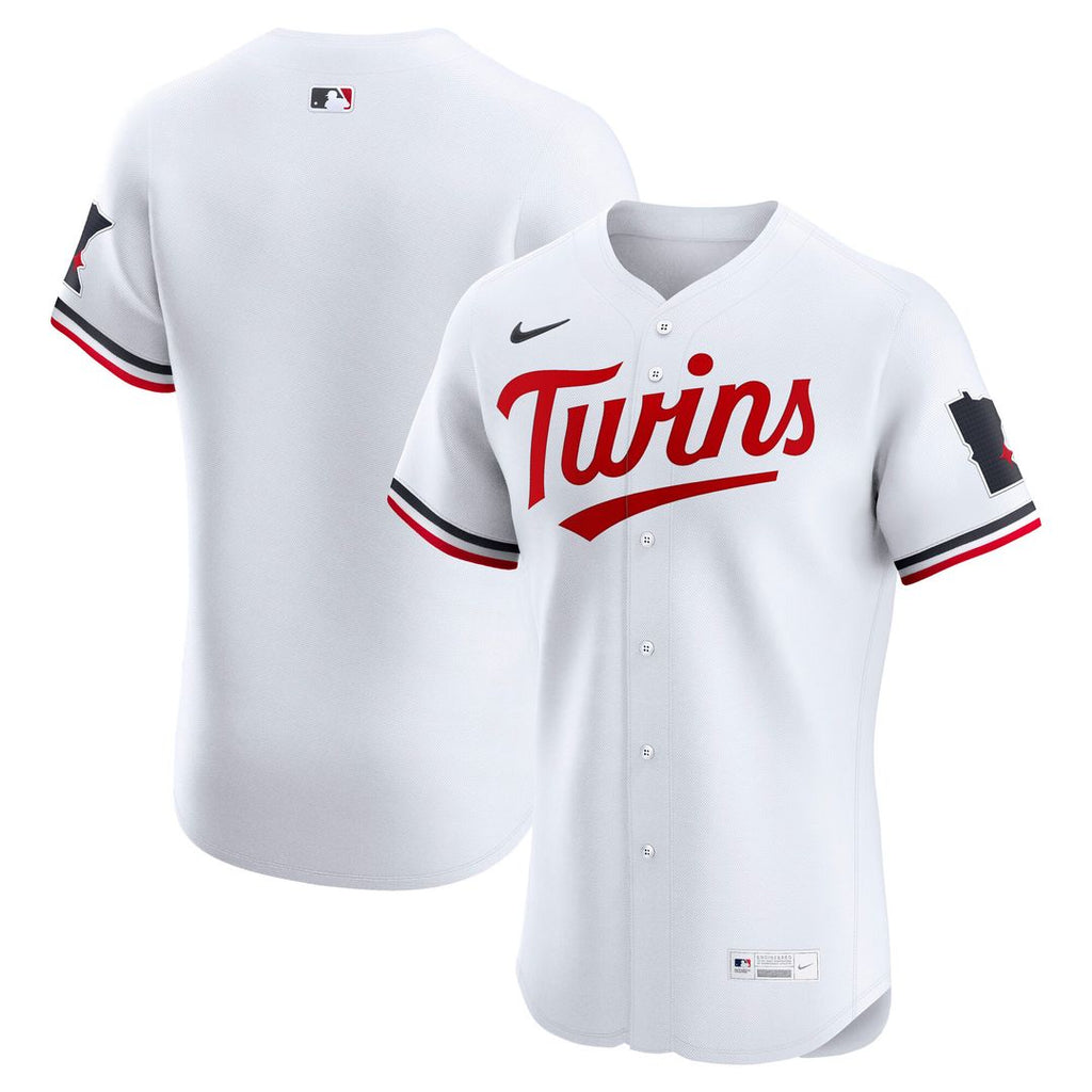 Minnesota Twins Nike Home Elite Jersey - White Official MLB Team Apparel Baseball Fan Gear