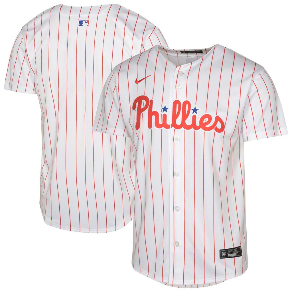 Philadelphia Phillies Nike Youth Home Blank Limited Jersey - White Official MLB Team Apparel Baseball Fan Gear