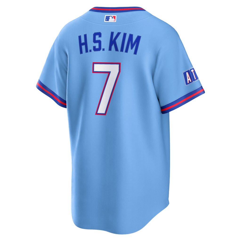 Ha-Seong Kim Atlanta Braves Nike 2026 City Connect Stadium Jersey - Powder Blue Official MLB Team Apparel Baseball Fan Gear
