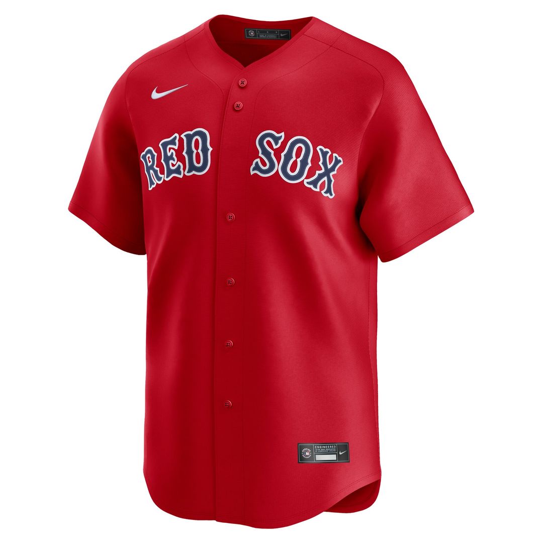Boston Red Sox Nike Alternate Limited Custom Jersey - Red Official MLB Team Apparel Baseball Fan Gear