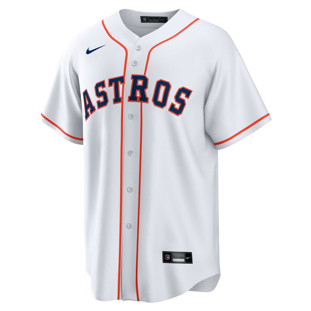 Jose Altuve Houston Astros Nike Home Replica Player Name Jersey - White Official MLB Team Apparel Baseball Fan Gear
